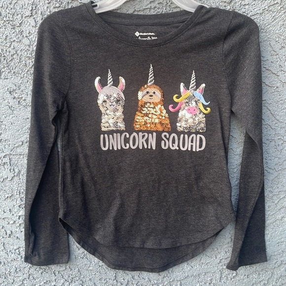 Member’s Mark Other - Girls’ unicorn squad tee size 7/8